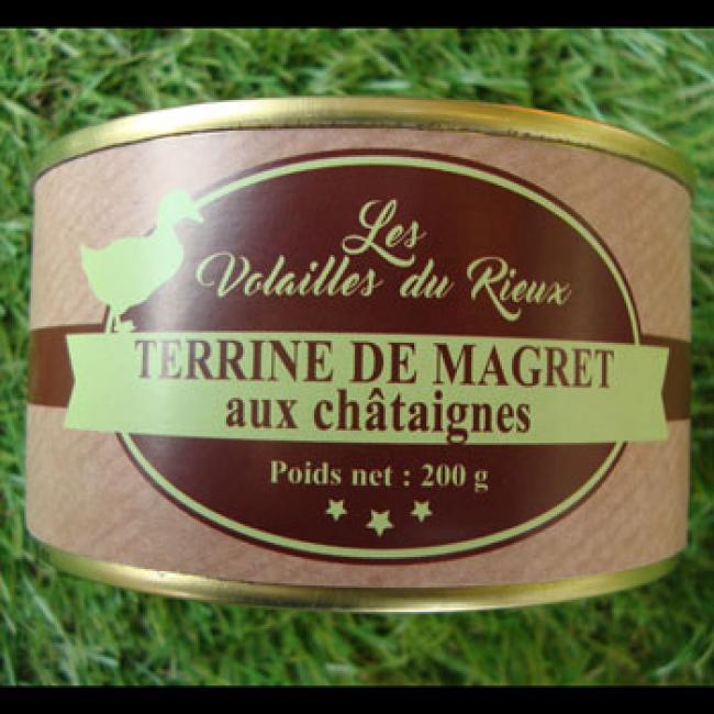 Terrine de magret aux châtaignes