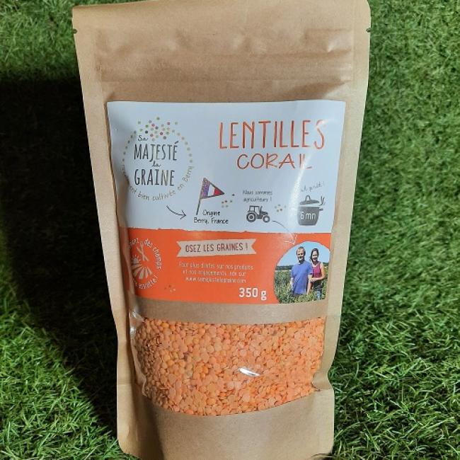 Lentilles corail 350g