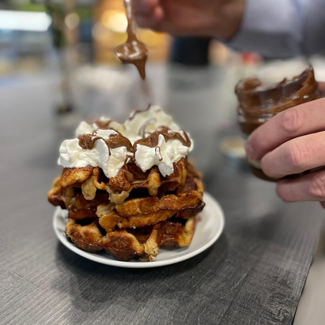 Gaufres de Liège Nutella