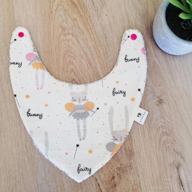 Bavoir bandana - Fairy Bunny