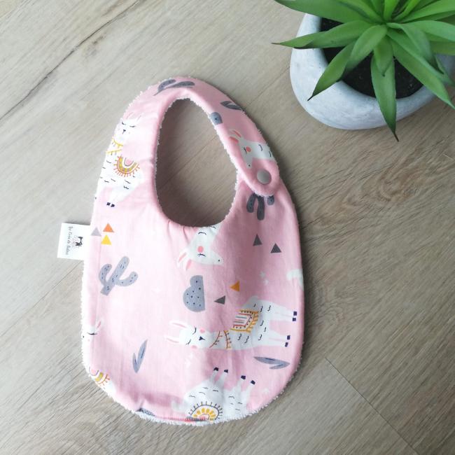 Bavoir de naissance - Lama