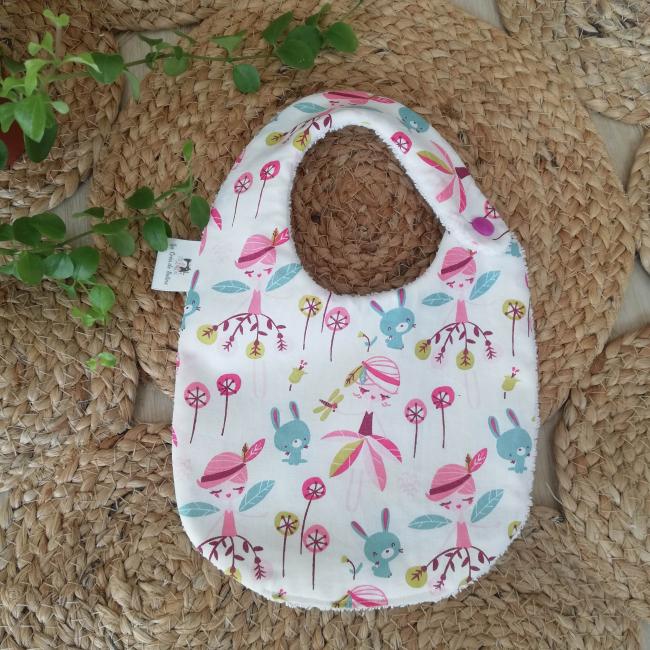 Bavoir de naissance - Petite fille