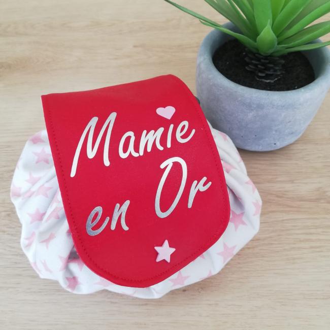 Bourse - Mamie en or - Rouge