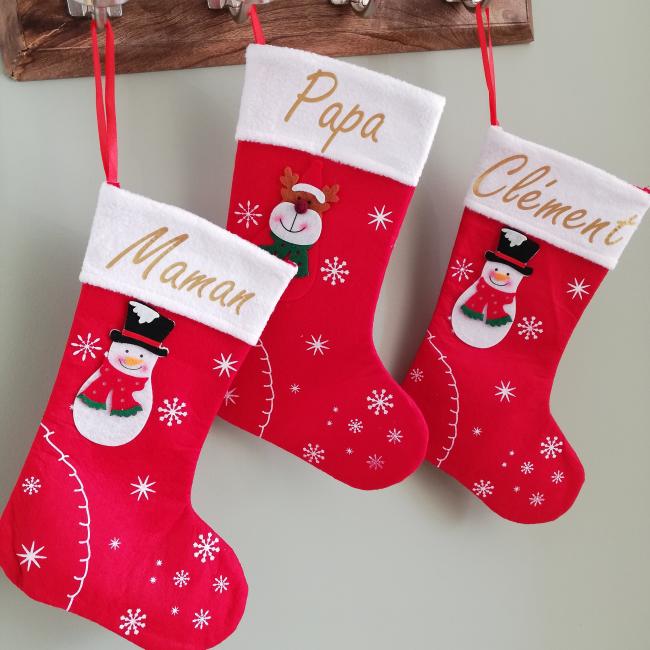 Chaussette de Noël - 100 % Personnalisable