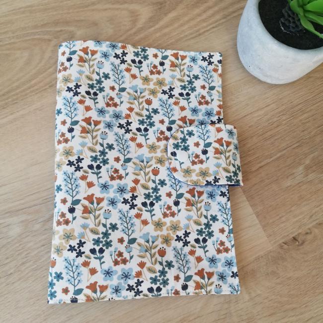 Pochette à langer nomade -Liberty bleu