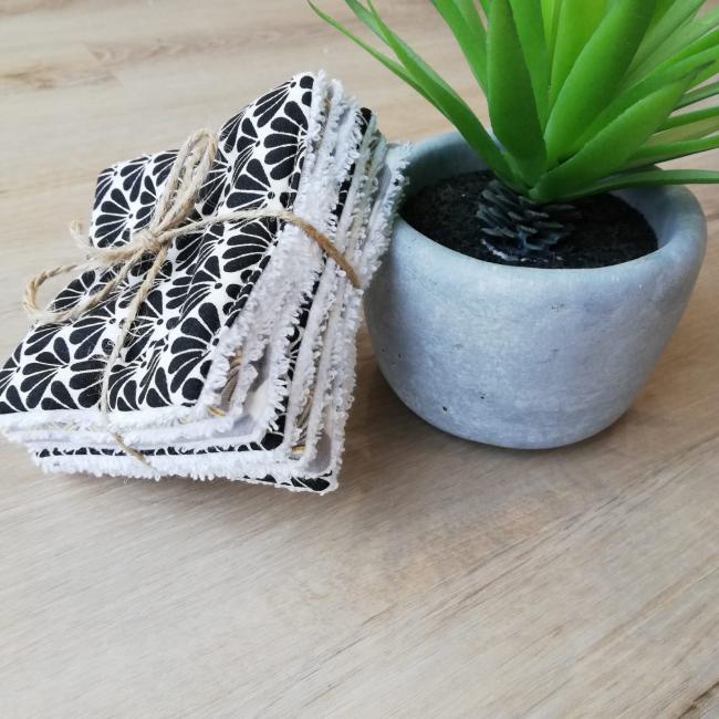 Semainier de lingettes - Noir, gris, or