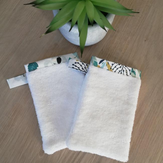 Lot de 2 Gants de toilette taille enfant