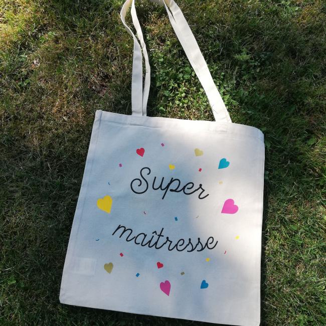 Tote bag à message - Maîtresse ou Maître - Personnalisez le vôtre !