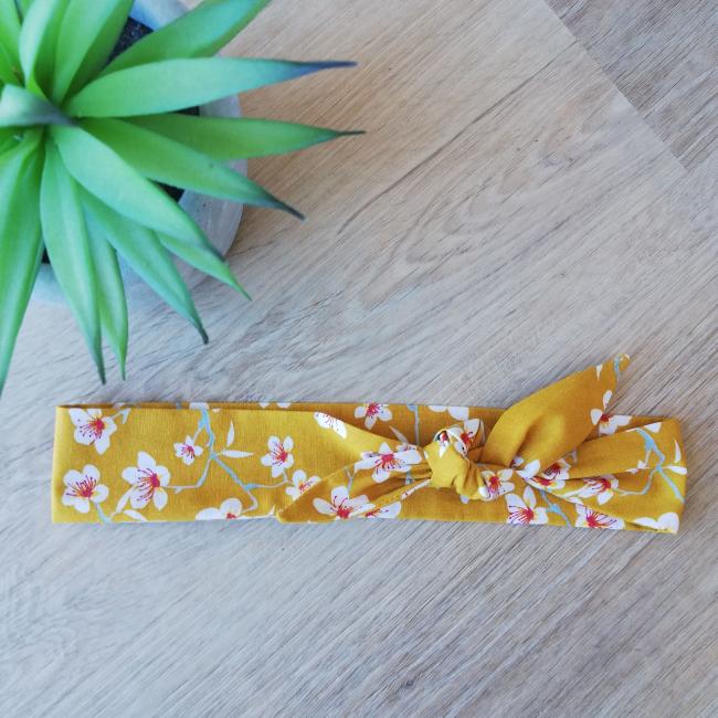 Bandeaux - Fleurs japonaises - Taille 18 mois à 3 ans