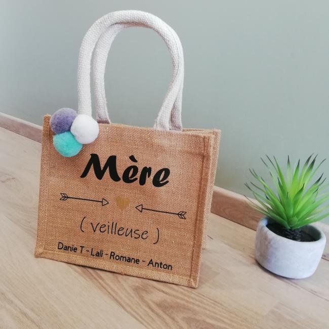 Le petit panier en toile de jute - Composez le vôtre- 100% personnalisable
