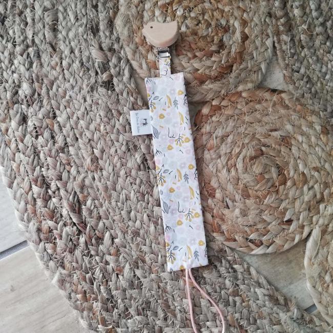 Attache tétine - Liberty Rose