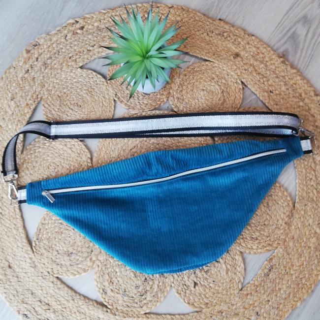 Sac Banane XL - Bleu canard