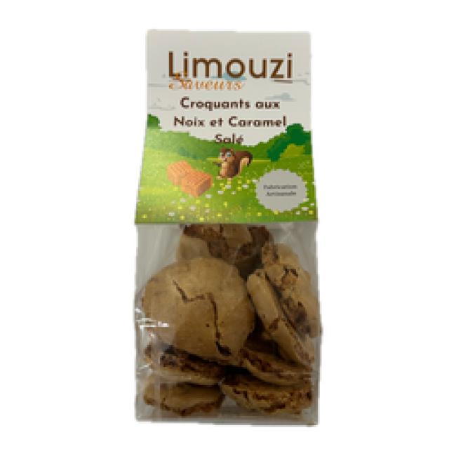 Croquants noix et caramel salé 80G