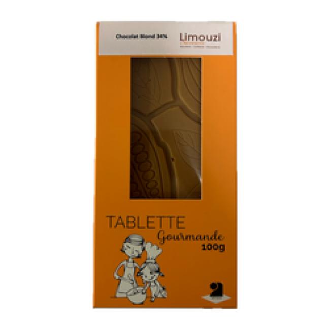 Tablettes de chocolat blond 34% 100g