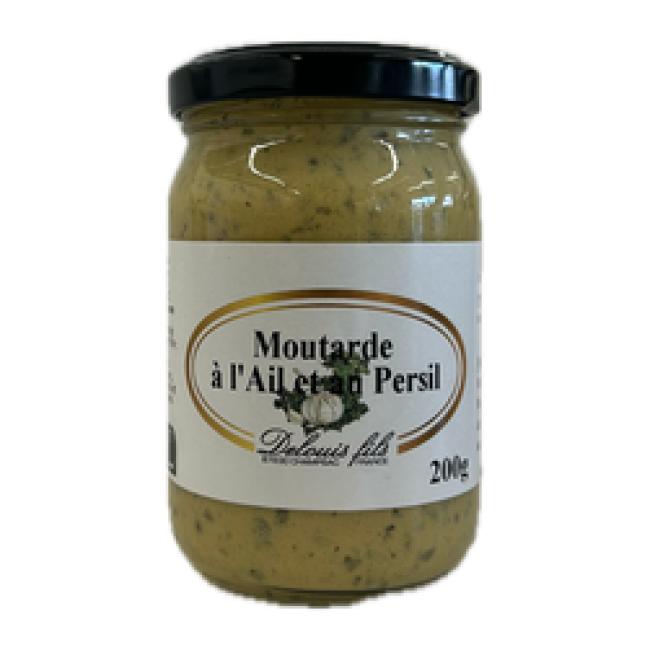 Moutarde à l'ail et au persil 200g