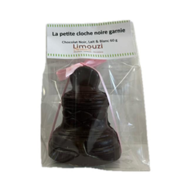 Petite cloche noire garnie