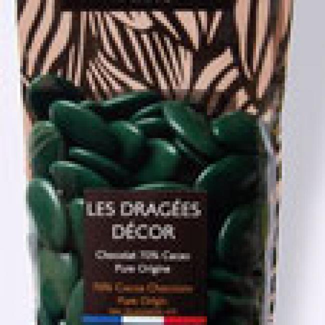 Dragées Décor Vert Oxford 250g