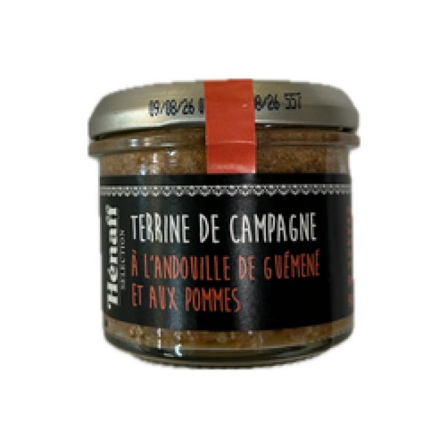 Terrine de campagne à l'andouille de Guémené et aux pommes