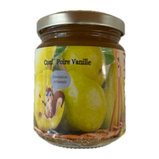 Confiture poire vanille