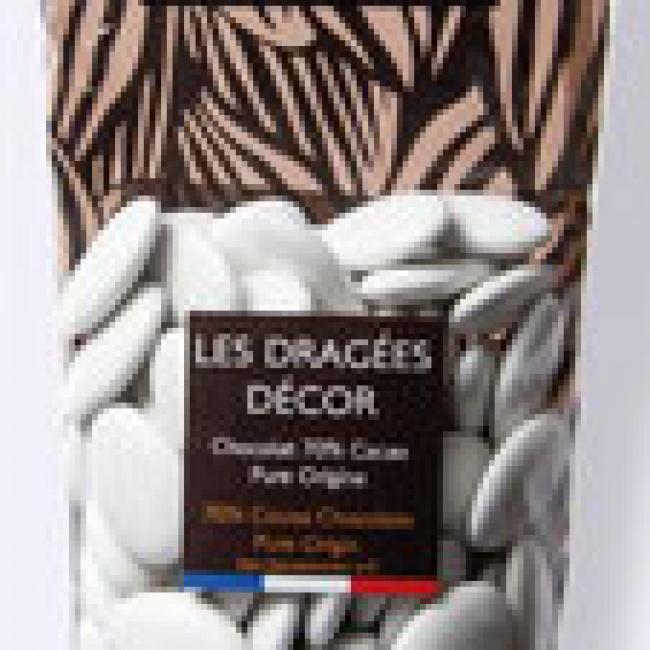 Dragées Décor Laque Blanc 250g