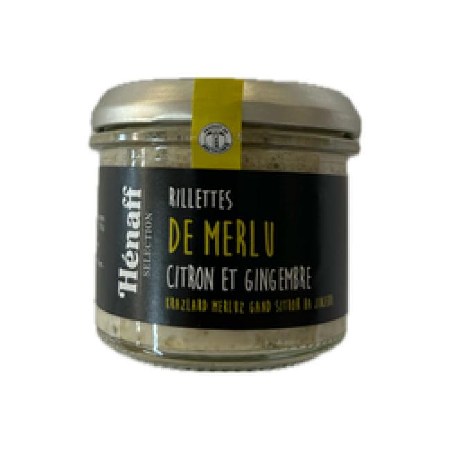 Rillettes de merlu citron et gingembre