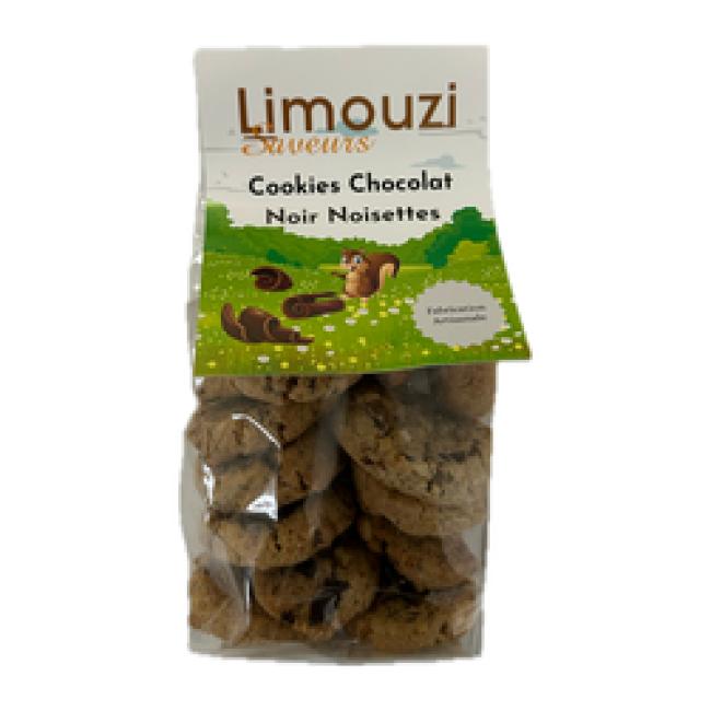 Cookies chocolat noir noisettes 150G