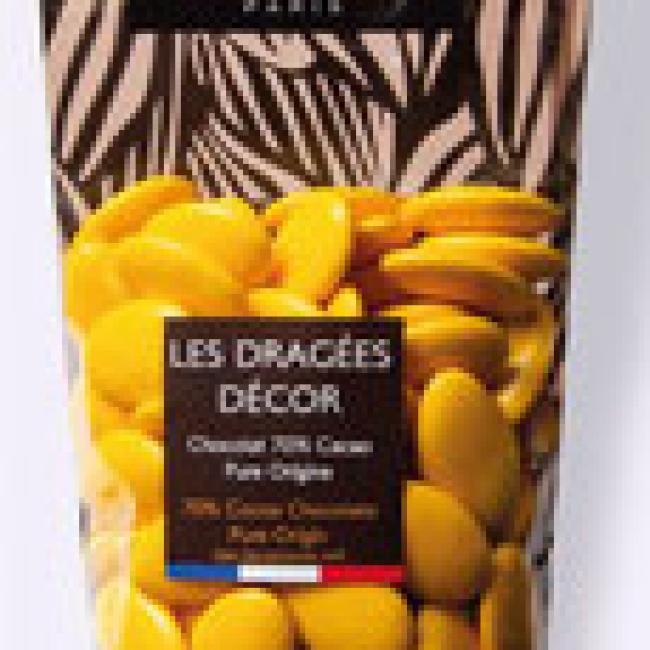 Dragées Décor Jaune Safran 250g