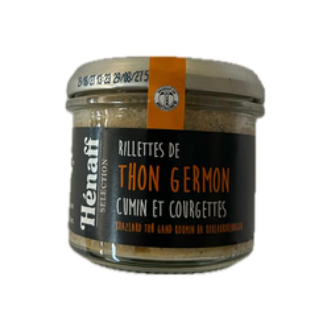 Rillettes de thon Germond cumin et courgette