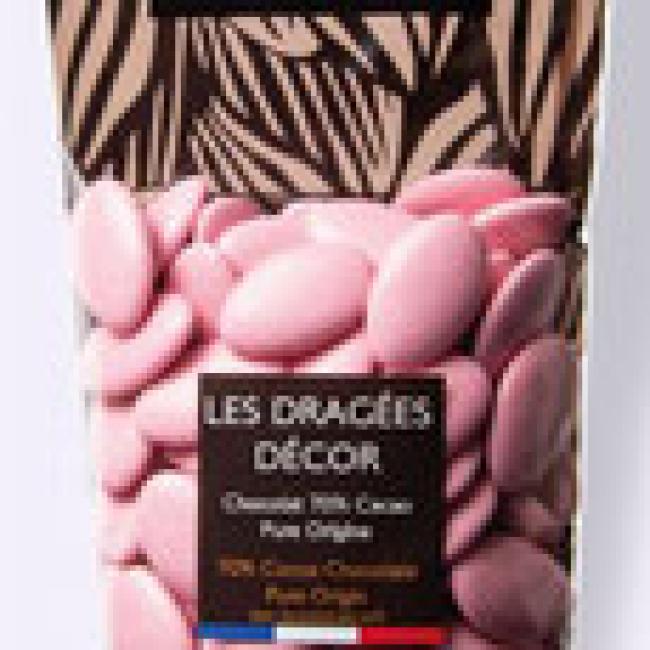 Dragées Décor Laque Rose 250G