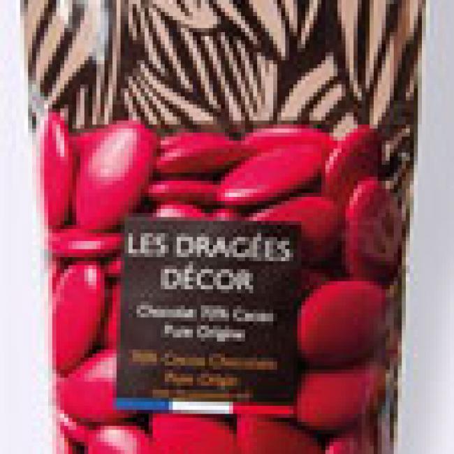 Dragées Décor Fushia 250g