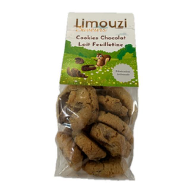 Cookies chocolat lait feuilletine 150G