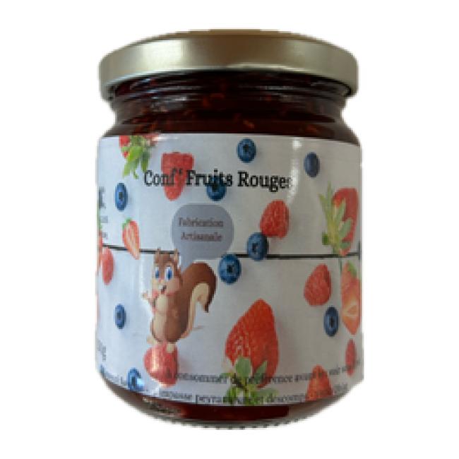 Confiture fruits rouges