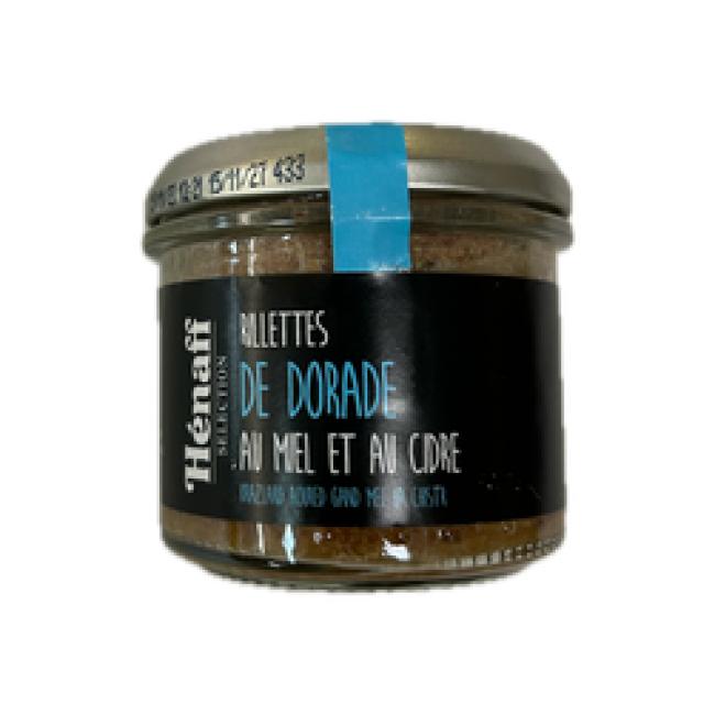Rillettes de dorade au miel et au cidre