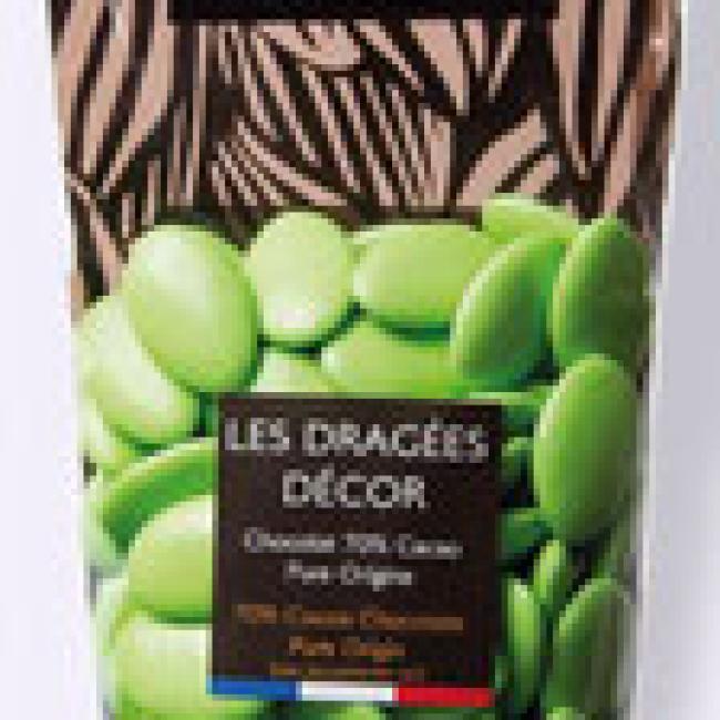 Dragées Décor Vert Bambou 250g