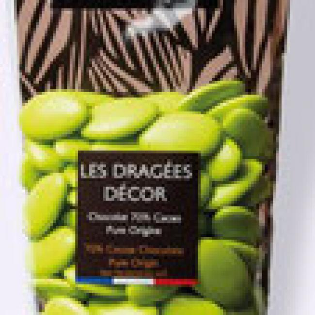 Dragées Décor Vert Anis 250g