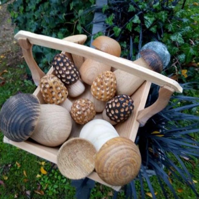Panier Bois garnis cèpes