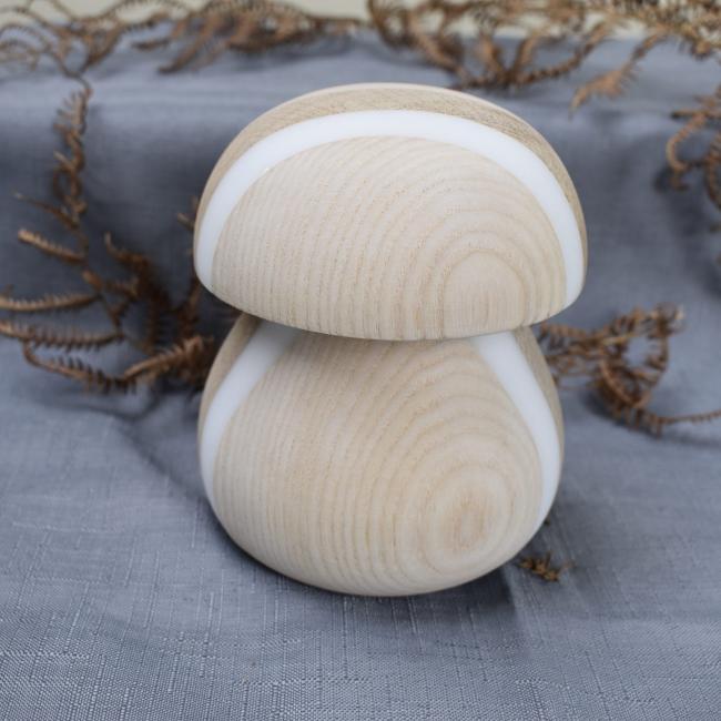 Champignon en fr&ecirc;ne, sipo, ch&ecirc;ne, corian – 16 cm ⌀ 11