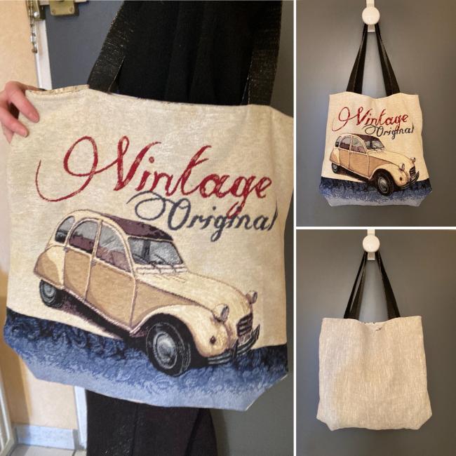 Tote Bag motif 2CV Vintage