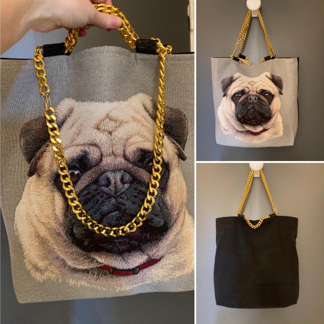 Sac Cabas motif CARLIN en coton