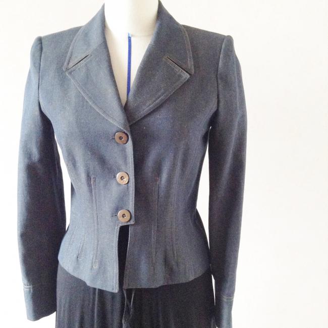 Veste Tailleur en jeans surteint