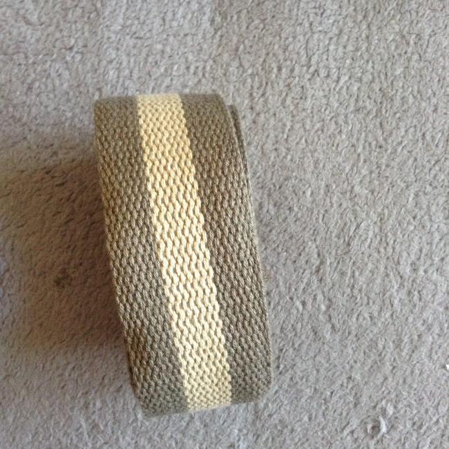 Sangle 2couleurs Kaki beige