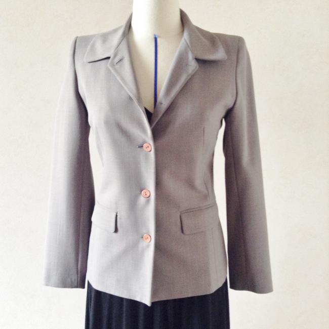 Veste grise cintrée fin des années 90