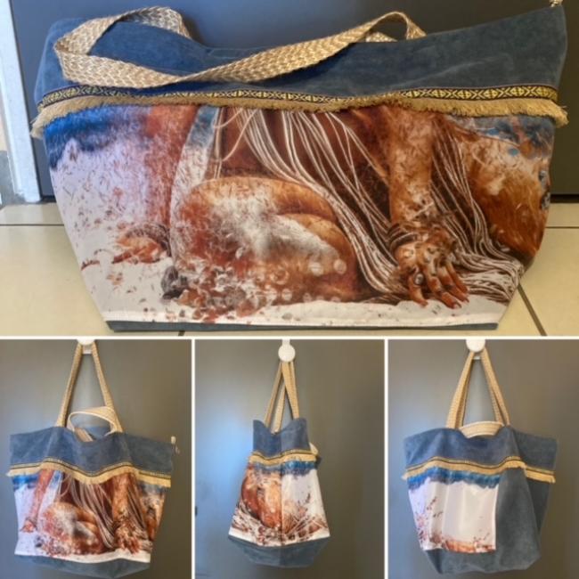 Sac de plage bohême