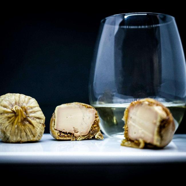 FIGUES FOURRÉES AU FOIE GRAS DE CANARD MI-CUIT 