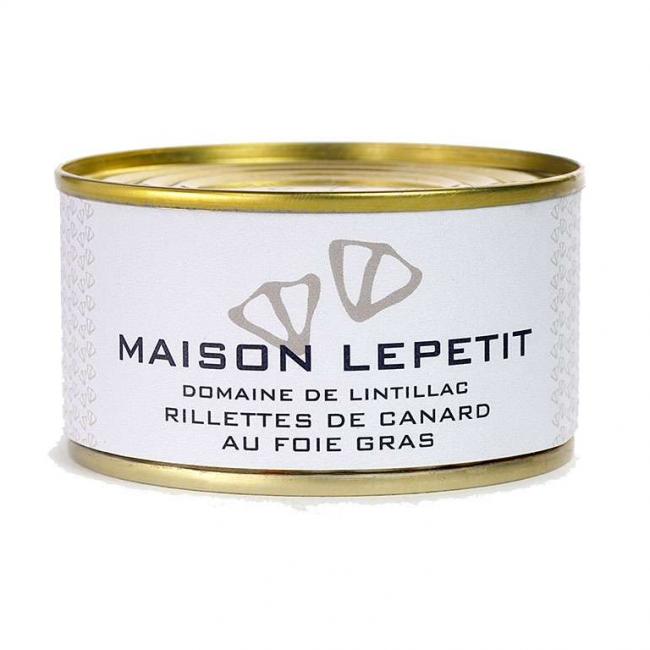 RILLETTES DE CANARD AU FOIE GRAS 