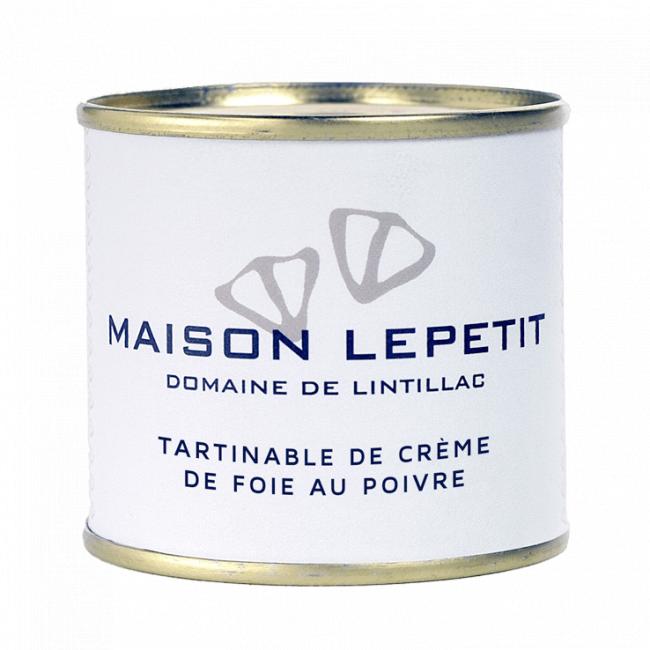 TARTINABLE DE CREME DE FOIE AU POIVRE