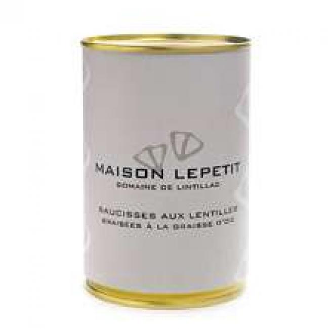 SAUCISSES AUX LENTILLES 