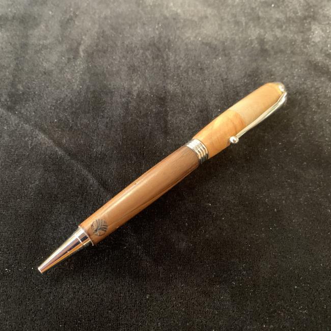 Stylo à bille | LOUISE &#8211; Chrome / Noyer &#8211; Merisier &#8211; Chêne
