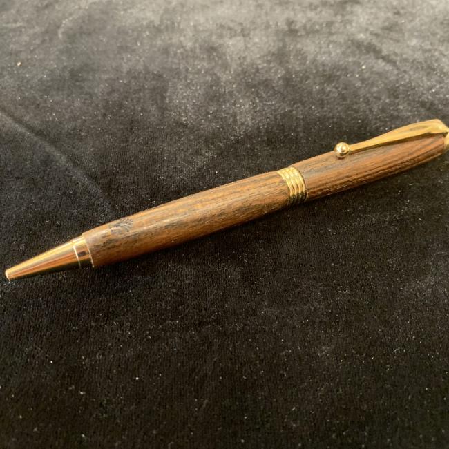 Stylo à bille | LOUISE &#8211; Plaqué Or / Louro Preto