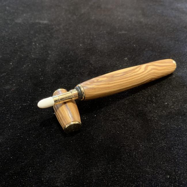Applicateur à parfum &#8211; Olivier / Plaqué Or 24k